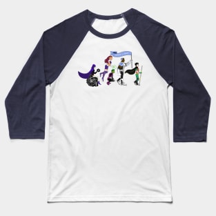 Disabled And Proud (Teen Titans) Baseball T-Shirt